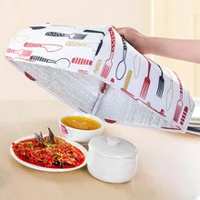 Полезные 2 размера алюминиевая фольга пищевая крышка складные продуктовые Чехлы сохраняющие тепло посуда изоляция Кухонные гаджеты аксессуары