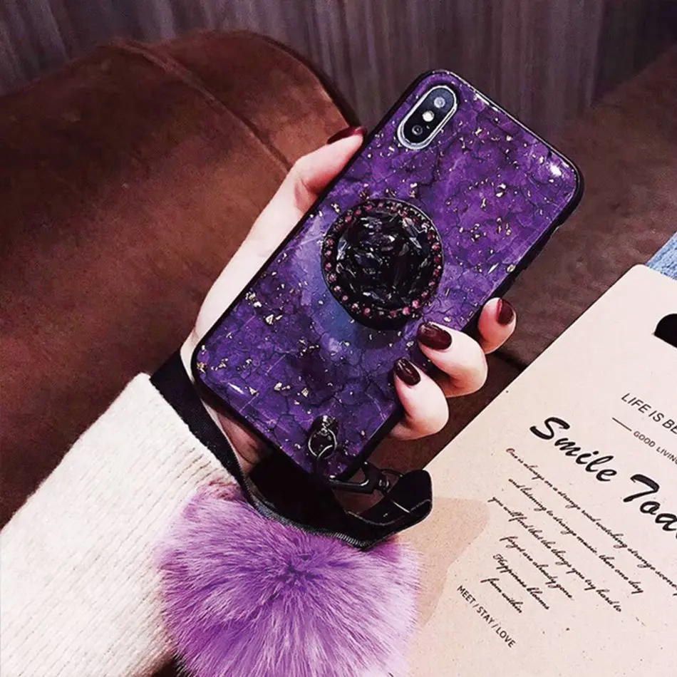 purple all Роскошный блестящий чехол для Xiaomi Redmi Note 7, чехол для Xiaomi mi 9, чехол для Red mi Note 8 Pro Note 6 K20 mi 8 9 SE Lite, чехол - Цвет: purple all