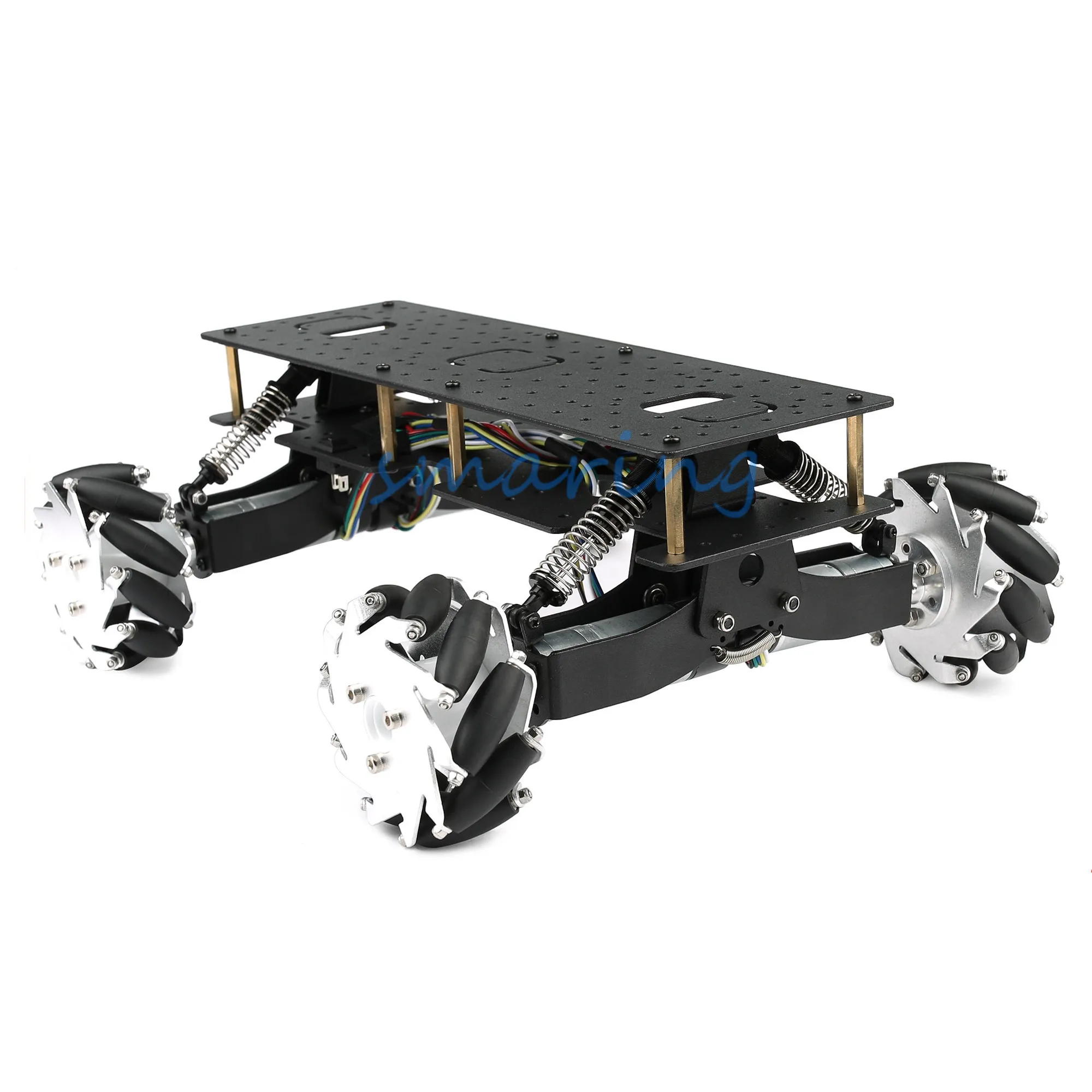 Smart Robot Car Chassis with 4Pcs Motor Mecanum Wheels 12V High Torque Motor for Arduino