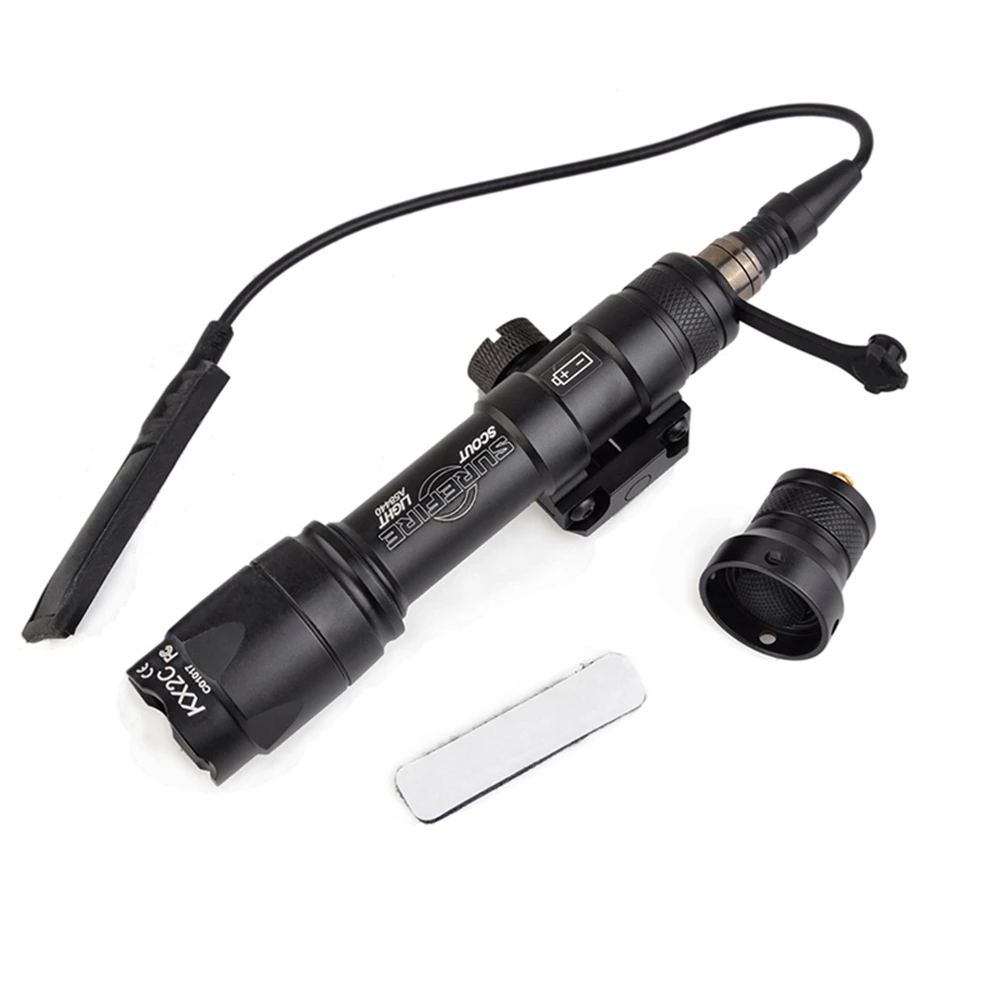 WADSN страйкбол suprefir M600C скаутский фонарик PEQ15 LA-5C Красный ИК лазерное оружие Светильник Комплект двойной контроль увеличенный переключатель давления