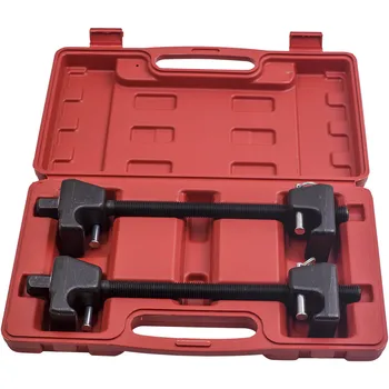 

Pair Strut Coil Spring Compressor Clamp Set 300MM for Macpherson Shocker Struts Strut Removal Installer Tool Kit 300MM