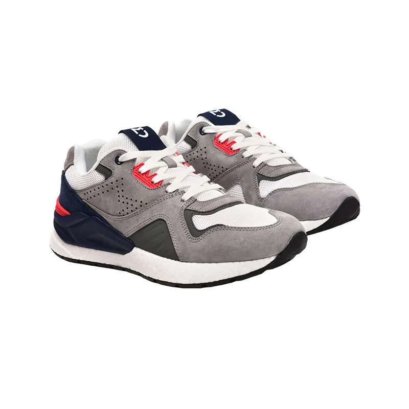 

Xiaomi Mijia Retro Style Running Shoes Men's Pig Suede Mesh Splicing Sports Shoes Anti Twist Balance Technology EVA