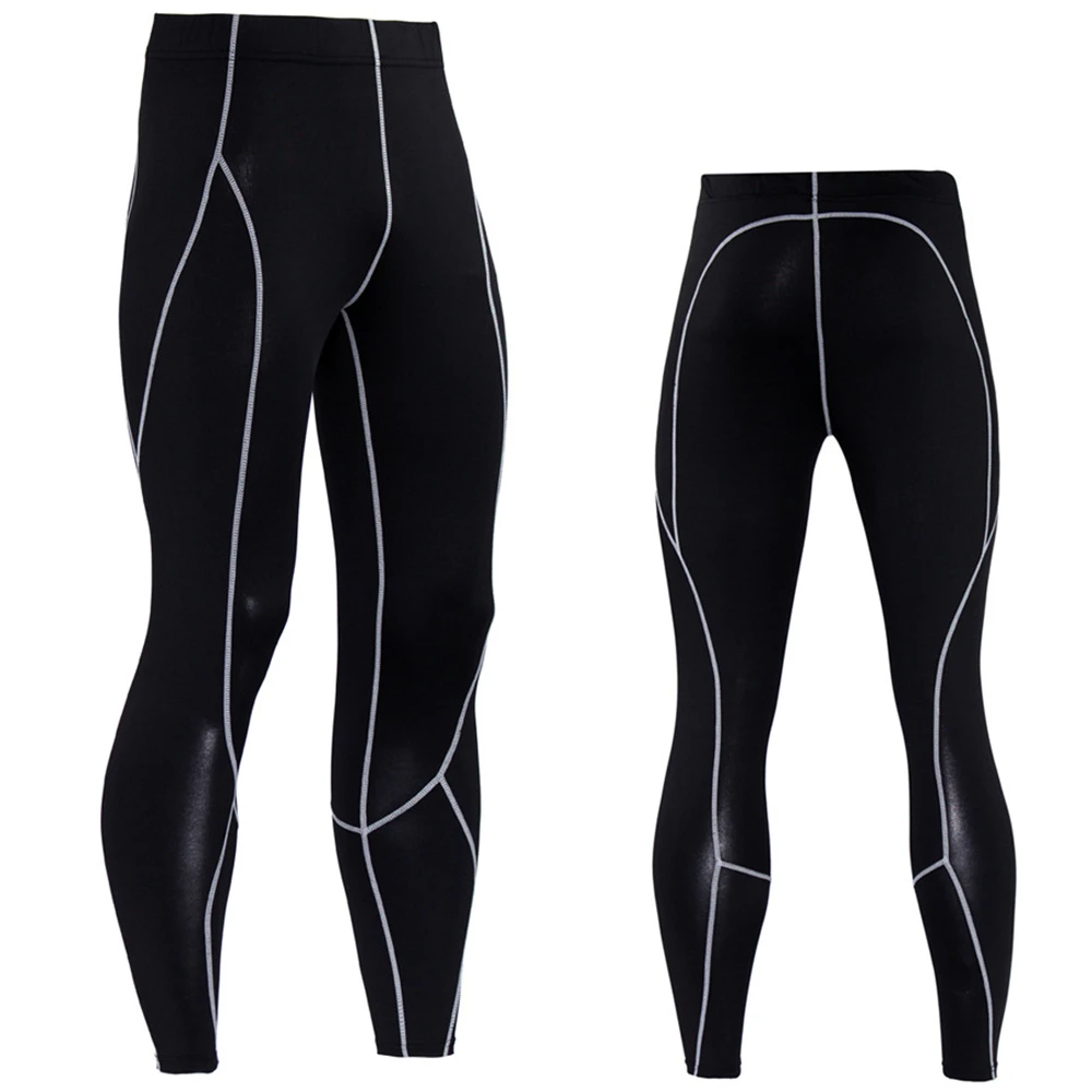 Ushot Men's Long Compression Pants Leggings Tight Training Breathable