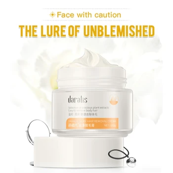 

100g Body Hair Removal Cream Arm Leg Armpit Body Hair Removing Epilator Depilatory Cream Whitening Gel Painless Body Care 7662