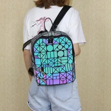 Япония Miyake Стиль Знаменитостей геометрические ромбы ночник Цвет Изменение материал школьный корейский стиль мужчины и женщины пары B