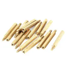 15 шт. M3x6mm Мужской и Женский резьба латунный столб противостояние Spacer 36 мм длинные