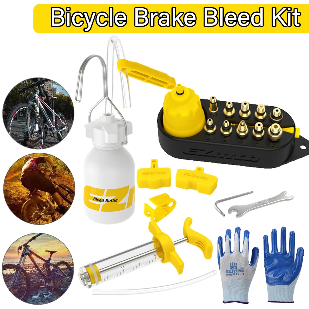 Bicycle Hydraulic Disc Brake Oil Bleed Kit Tools For SHIMANO SRAM TEKTRO MAGURA