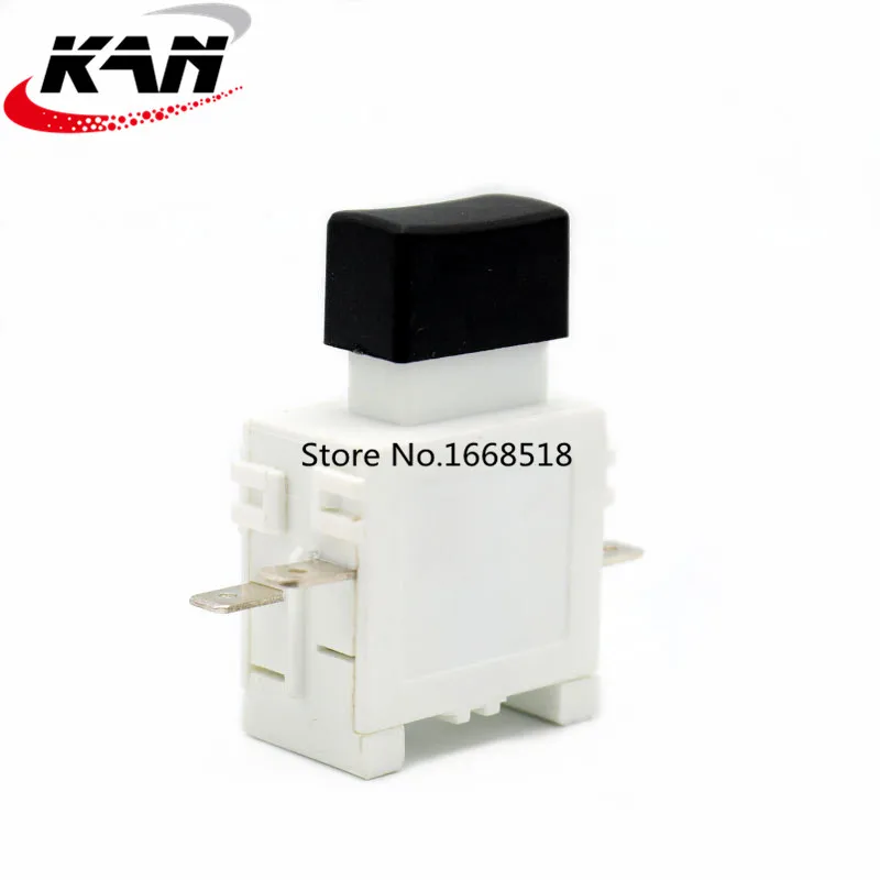 2Pcs4Pins Электрический Мощность инструмент кнопочные выключатели KEDU HY58-2 16/19A 250/127V пылезащищенный замок от триггера Переключатель с тормозом