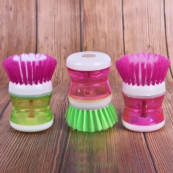 

1pc Kitchen Hydraulic Stick Oil Dishwashing Brush Pan Pot Bowl Cleaning Brush Rust Remover Cleaning Stick Wash Brushes