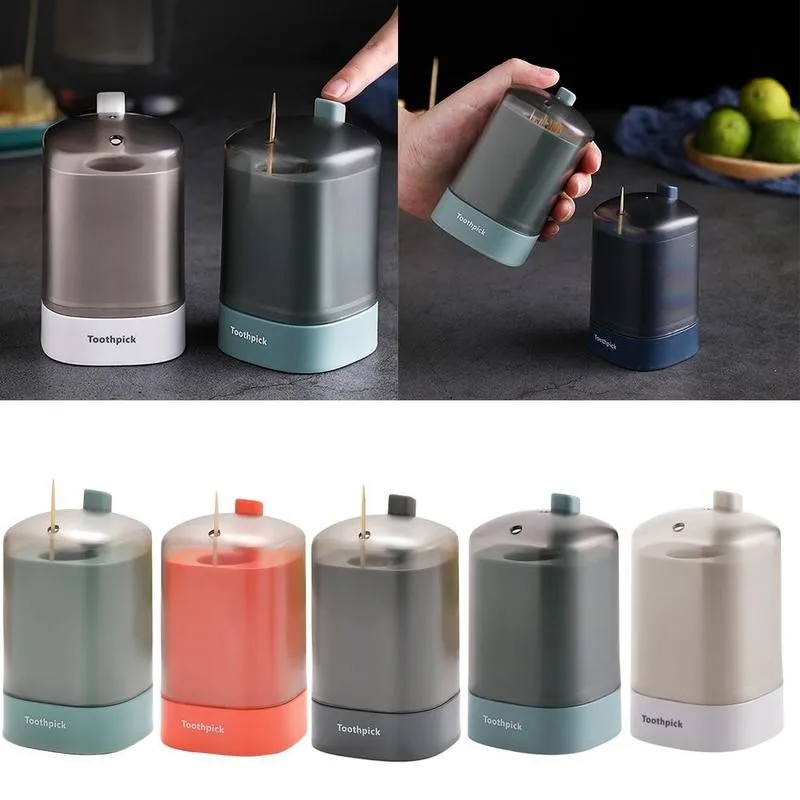 Automatic Push-type Toothpick Holder Box Detachable Tooth Pick Storage Dispenser