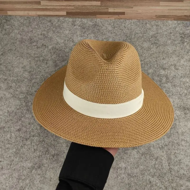 pink fedora hat Plus size men straw hat beach oversize sun cap lady panama cap big size bucket hat large size fedora hat 55-58cm 59-60cm 61-63cm wool fedora