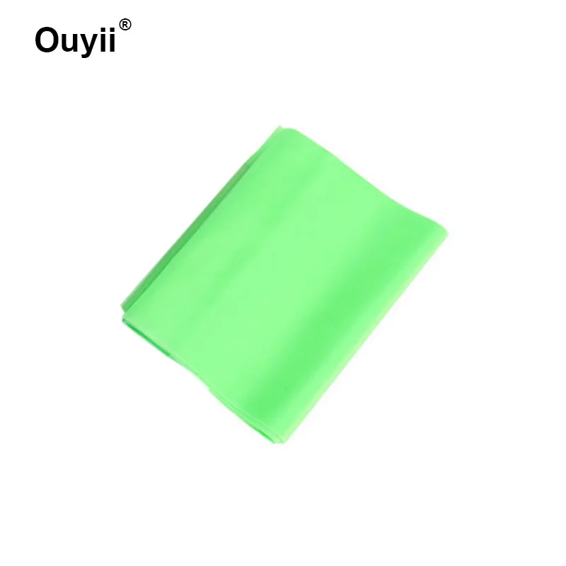 green 1.5m-2pcs Оборудование для фитнеса, резинка из латекса, TPE, эластичная лента, для спортзала, тренировки, Эспандеры, бодибилдинга, плеча, спины, тренировочные пояса для йоги - Цвет: green 1.5m-2pcs