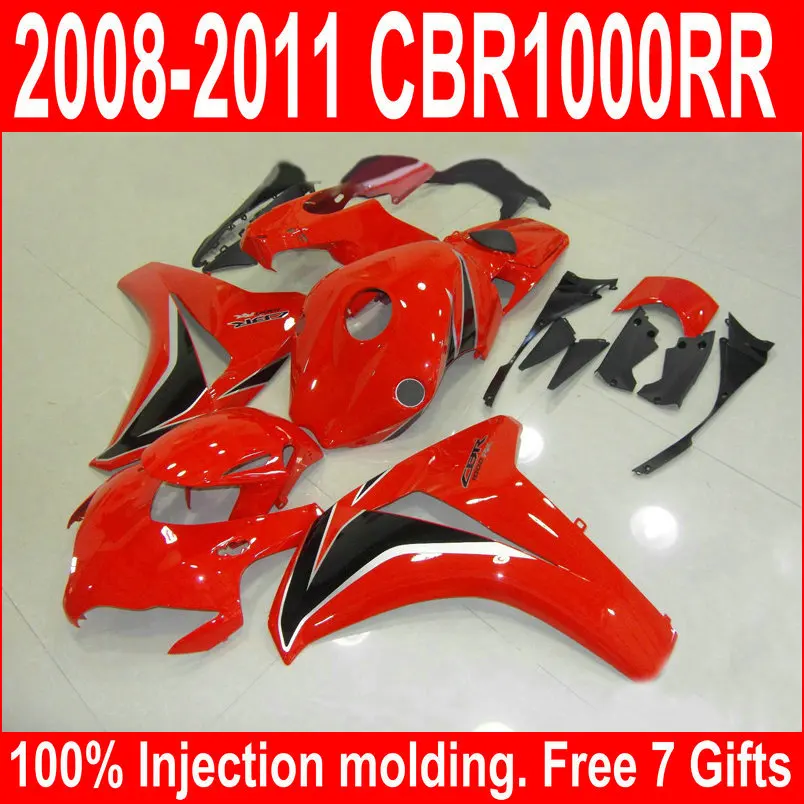Обтекатель OEM комплект Подходит для Honda CBR1000RR 08 09 10 11 красно-черные обтекатели комплект CBR 1000RR 2008-2011 ST07