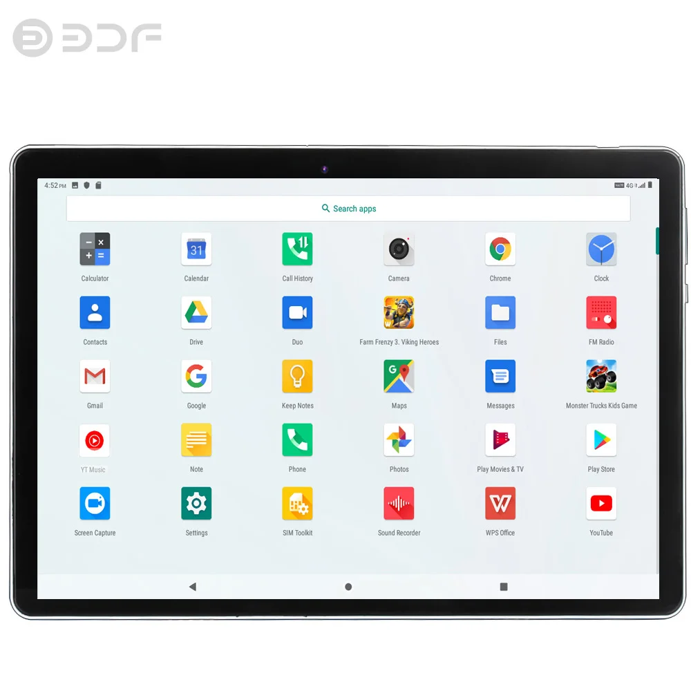 2021 New Arrival 4G LTE Tablets 10.1 Inch Android 9.0 Octa Core Google Play Dual 4G SIM Cards GPS Bluetooth WiFi Tablet Pc 3