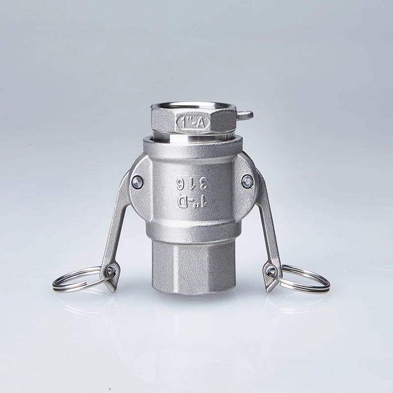 304 Stainless Steel Garden Sprinkler camlock Fitting Adapter Barb Camlock Quick Disconnect 1/2