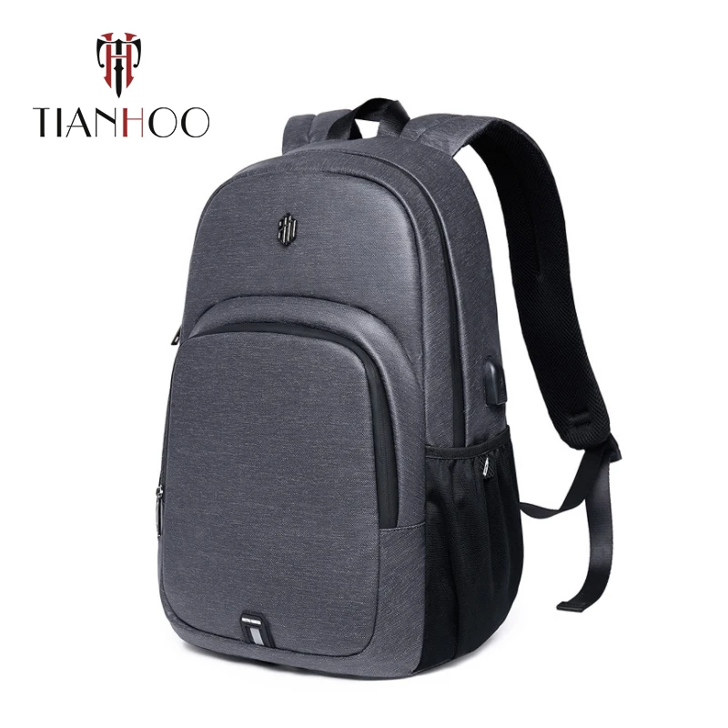

TIANHOO High Quality Men Business Casual Backpacks Waterproof laptop Backpack Multifunctional Shoulder Bag