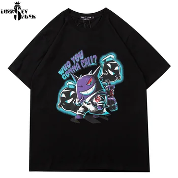

Lindsey Seader 2020 Mens Women Cartoon Little Devil Fashion T-Shirt Streetwear Harajuku Tshirt Oversized Cotton Summer Tops Tees