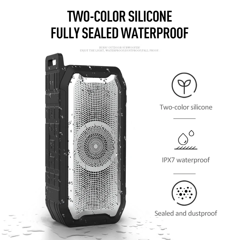 Mr NEW X3 Bluetooth 5,0 динамик IPX7 водонепроницаемый TWS колонка с глубоким басом открытый динамик беспроводной громкоговоритель Звук Музыкальный бас