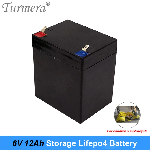 Lifepo4 Battery 6V 6AH Replace Storage Batteries for Children Electric Car  and Motorcycle Electronic Emergency Light Use Turmera - AliExpress