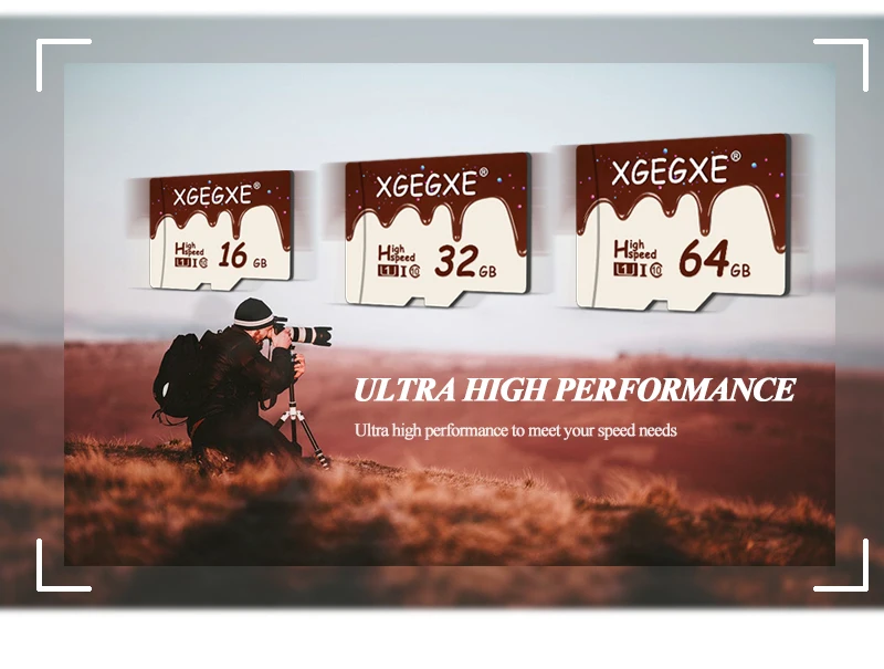 XGEGXE Mini Memory Card 32GB TF Card 64GB Class 10 Chocolate Jam Candy Style High Speed Mini Card 16GB T-Flash Card For Phone