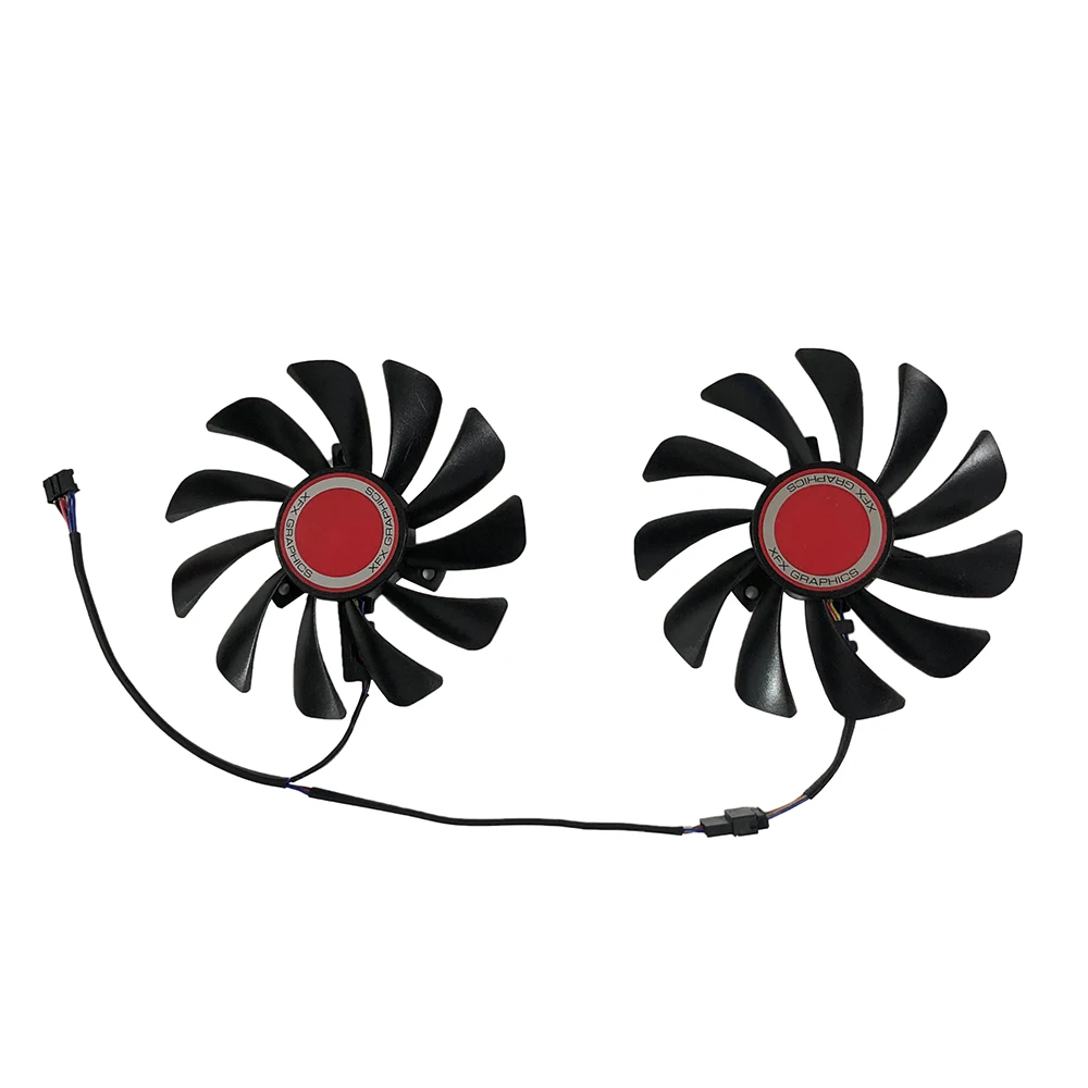 Его RX 580 XFX RX580 590 GPU VGA альтернативный кулер охлаждающий вентилятор для его