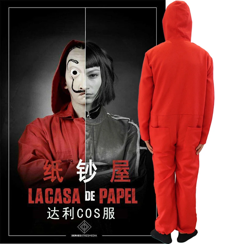 Money Heist The House of Paper La Casa De Papel/костюмы на Хэллоуин для мужчин и взрослых карнавальные