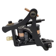 Новейшая чугунная татуировочная машина с двумя спиральными катушками, 10 катушек, ручная Татуировка, машинка для подводных шейдеров