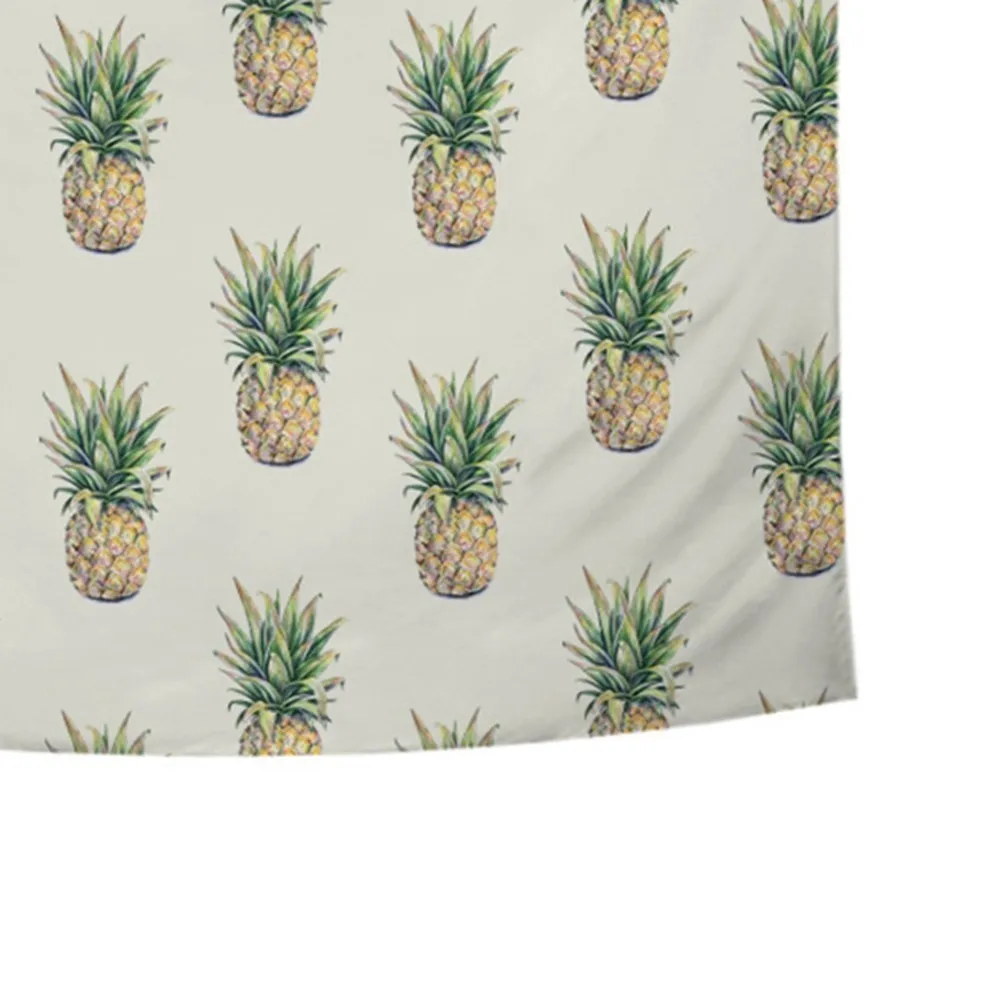 1pc Pineapple Tapestry Wall Hanging Wall Tapestry Blanket Farmhouse Decor Wall Fabric Boho Decor Window Tapestry