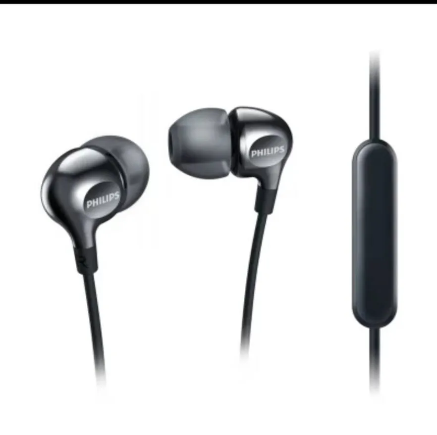 black Оригинальные Наушники Philips SHE3705, проводная гарнитура с микрофоном, разъем 3,5 мм, наушники-вкладыши для GALAXY 8, huawei, xiaomi - Цвет: black