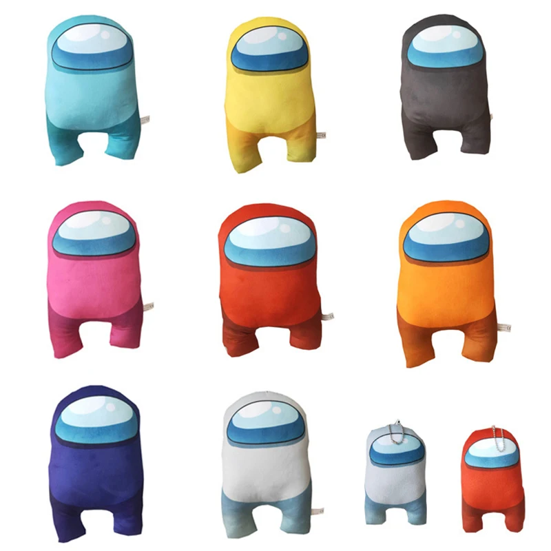 

40cm Among Us Plush Stuffed Toys Doll Pillow Hot Game Soft Animals Cushions For Decor Plushie Kids Christmas Gift To Girlfriend