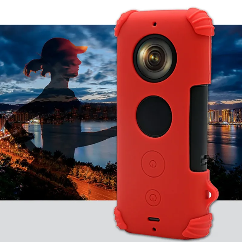 Для Insta360 One X Силиконовый чехол устойчивый к царапинам пыленепроницаемый панорамный чехол для камеры