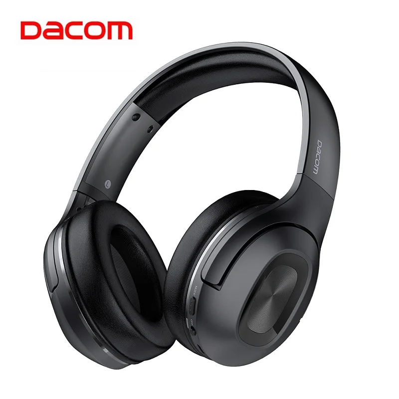 Dacom HF002 Bluetooth 5,0 беспроводные наушники над ушами наушники двойные драйверы Bulit-in 1200 мАч батарея стерео гарнитура с микрофоном