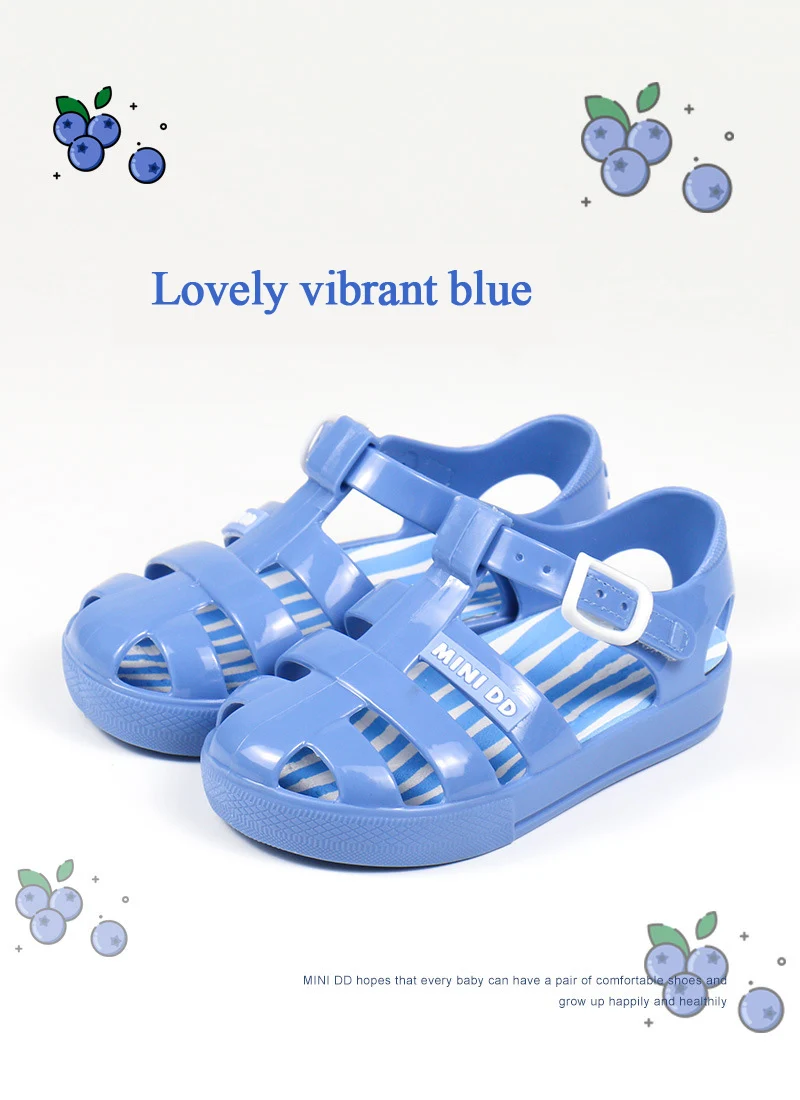 comfortable sandals child 2021 new girls solid color roman sandals baby cute soft jelly shoes children waterproof jelly shoes slippers for boy