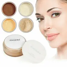 4 цвета, гладкая рассыпчатая пудра для макияжа, минеральная пудра, отбеливание ярче, контроль масла, мягкий светильник, пудра для лица, косметическая пудра