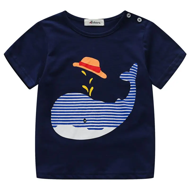 Summer newborn Kids Baby Boy Clothes Set Cotton cartoon bebes Short Sleeve T-Shirt Tops Shorts Pants 2PCS Outfits Set