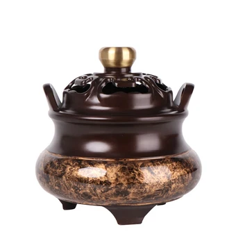 

MOZART Bronze Pure Copper Wufu Incense Burner Home Agarwood Sandalwood Incense Aromatherapy Incense Burner