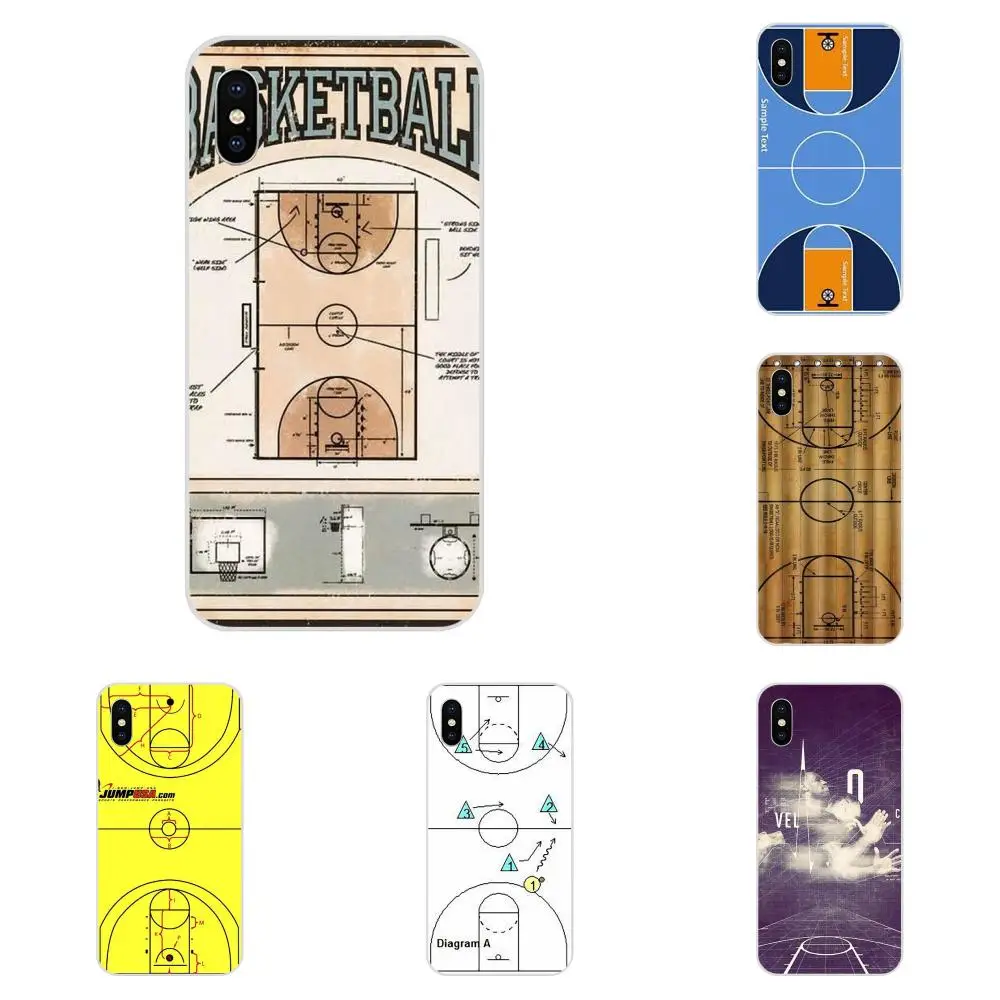 

Basketball Court Diagram Soft Phone Case Coque For Galaxy J1 J2 J3 J330 J4 J5 J6 J7 J730 J8 2015 2016 2017 2018 mini Pro