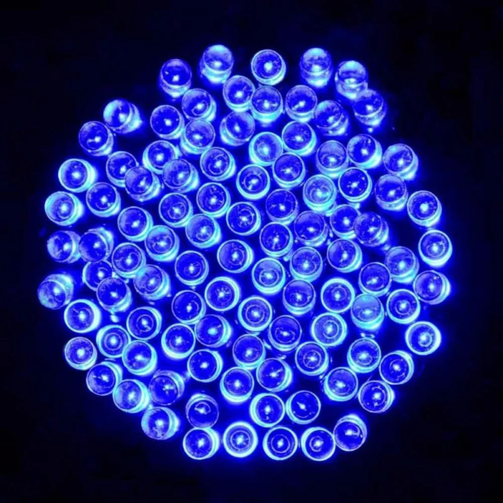 200LED красочный уличный солнечный светильник, гирлянда для сада, праздника, вечеринки