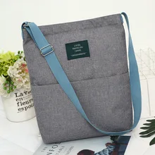 Микро для оригональной холщовой сумки женская сумка через плечо, художественная и художественная Повседневная тканевая сумка в Корейском стиле, хипстерская сумка на плечо