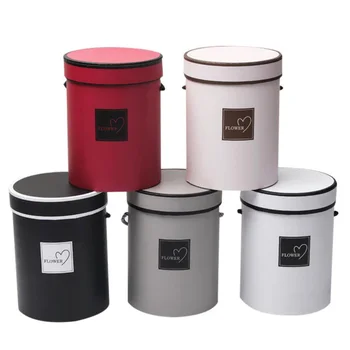 

3 Pcs Flower Box Ladies Presents Box Handheld Bouquet Mini Paper Packing Case Bucket Vase Replacement Florist Gift Storage Boxes