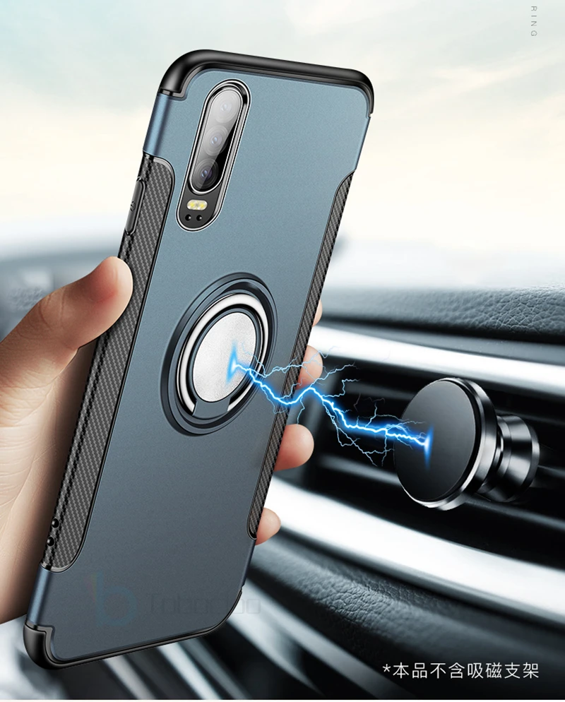 Магнитный чехол-кольцо 360 для huawei P Smart P20 P30 Pro Nova 3 3i 5 5i Honor 10 Lite 10i 20 20s 8X8 S силиконовый защитный чехол
