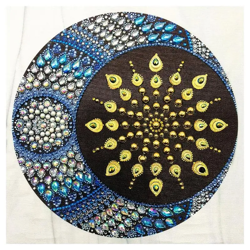 5D DIY Алмазная картина особой формы Мандала вышивка крестиком алмазные комплекты для вышивки/мозаики украшение дома подарок ручной работы - Цвет: O