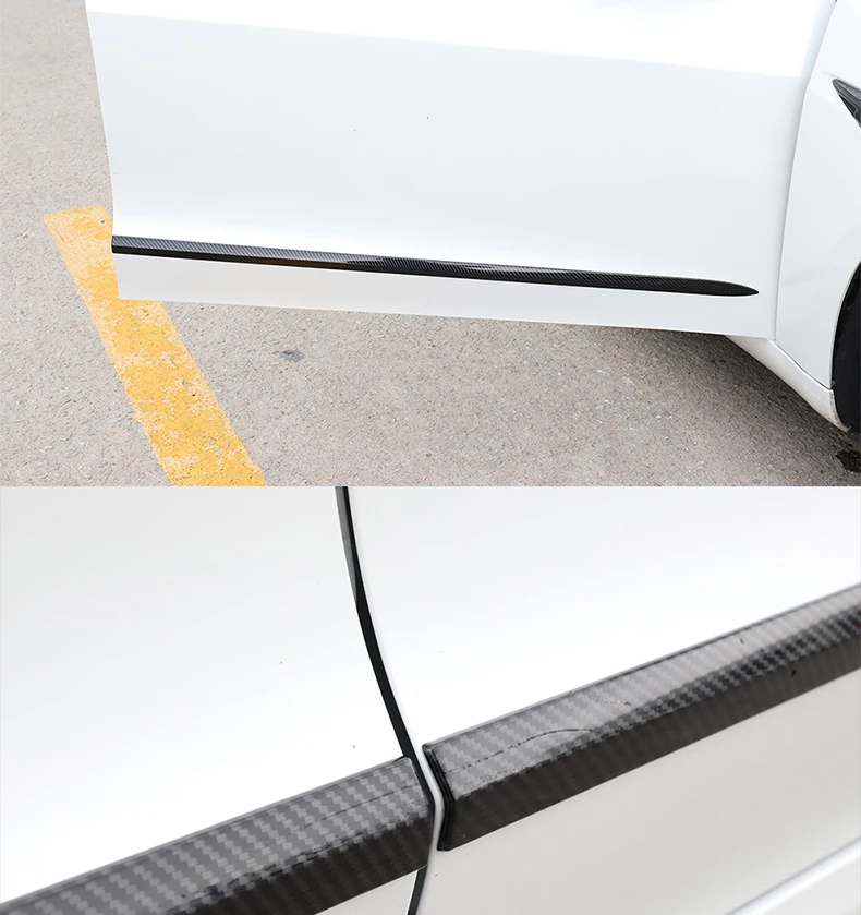 Lsrtw2017 для Tesla модель 3 двери автомобиля для отделки краев Анти-Царапины интерьерные аксессуары для формовки