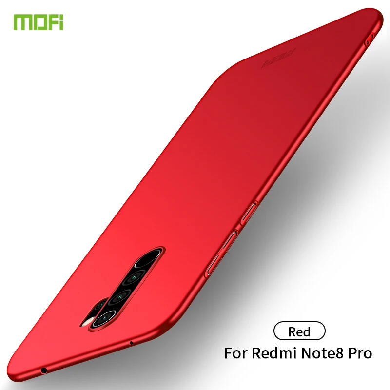 Для Xiaomi Redmi Note 8 Pro чехол MOFI Ультратонкий чехол жесткий чехол для Xiaomi Redmi Note 8 Pro Чехол Для Телефона