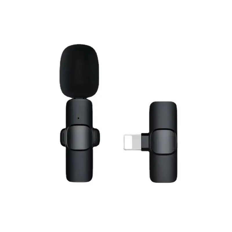 Wireless Lavalier Microphone Studio Gaming for iPhone Type-C PC Computer Lapel Clip Professional Mic Live Broadcast Mobile Phone 