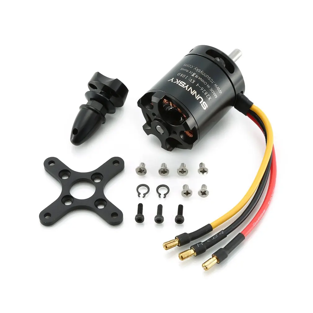 SUNNYSKY X2826 740KV 1080KV бесщеточный двигатель с фиксированным крылом для многоосевой воздушной радиоуправляемой модели бесщеточного двигателя самолета