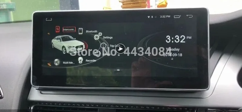 Ouchuangbo радио gps навигация Мультимедиа для Q5 A5 RS5 A4 b8 S4 S5 RHD с 8 ядрами 4 Гб+ 64 ГБ android 9,0 карта