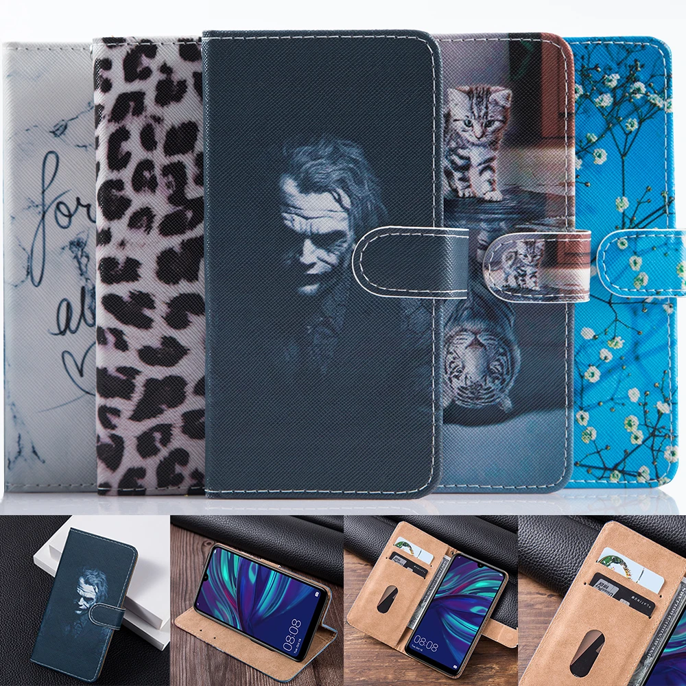 3D Embossing case For Alcatel Onyx 1C 1X (2019) (TCL) LX 1 5033D 5009 5059D 1V Wallet PU Leather Flip Cute cat phone Case | Мобильные