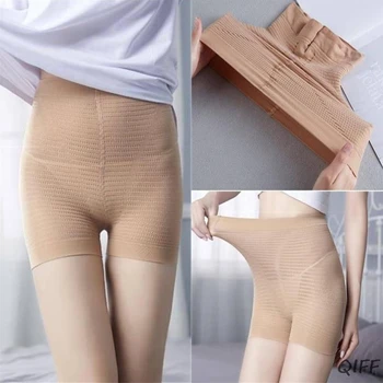 

Women Sexy Mini Very Stretch Safety Pants Seamless Butt Lift Shapewear Underpants Solid Color High Waist Under Dress Slip Shorts