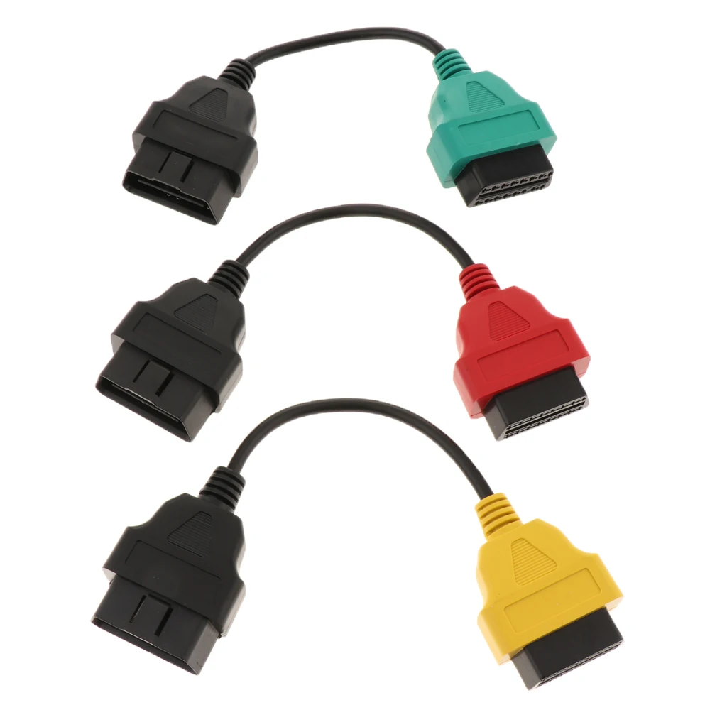 3 пачки ECU соединение сканирования OBD2 кабель адаптера для Fiat ECUScan MultiEcuScan